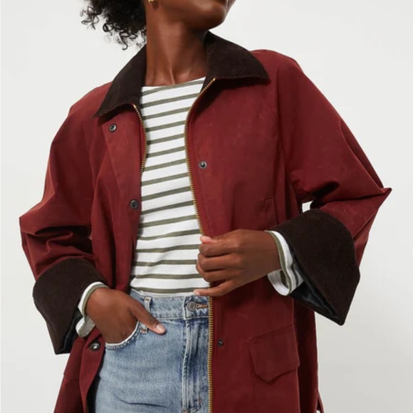 Alex Mill Burgundy Utility Jacket - Picture 3 of 3